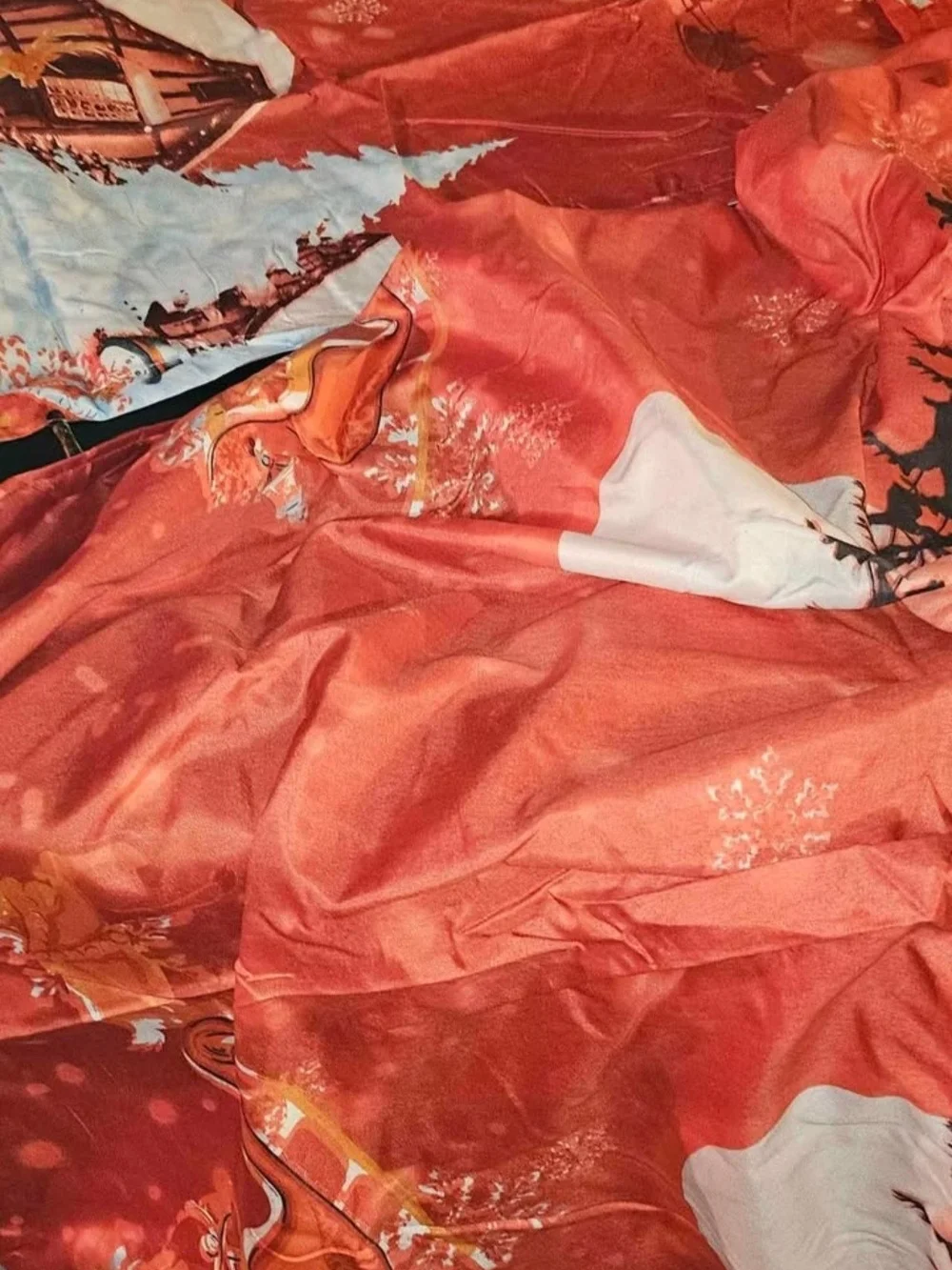 Festive Santa Print Holiday